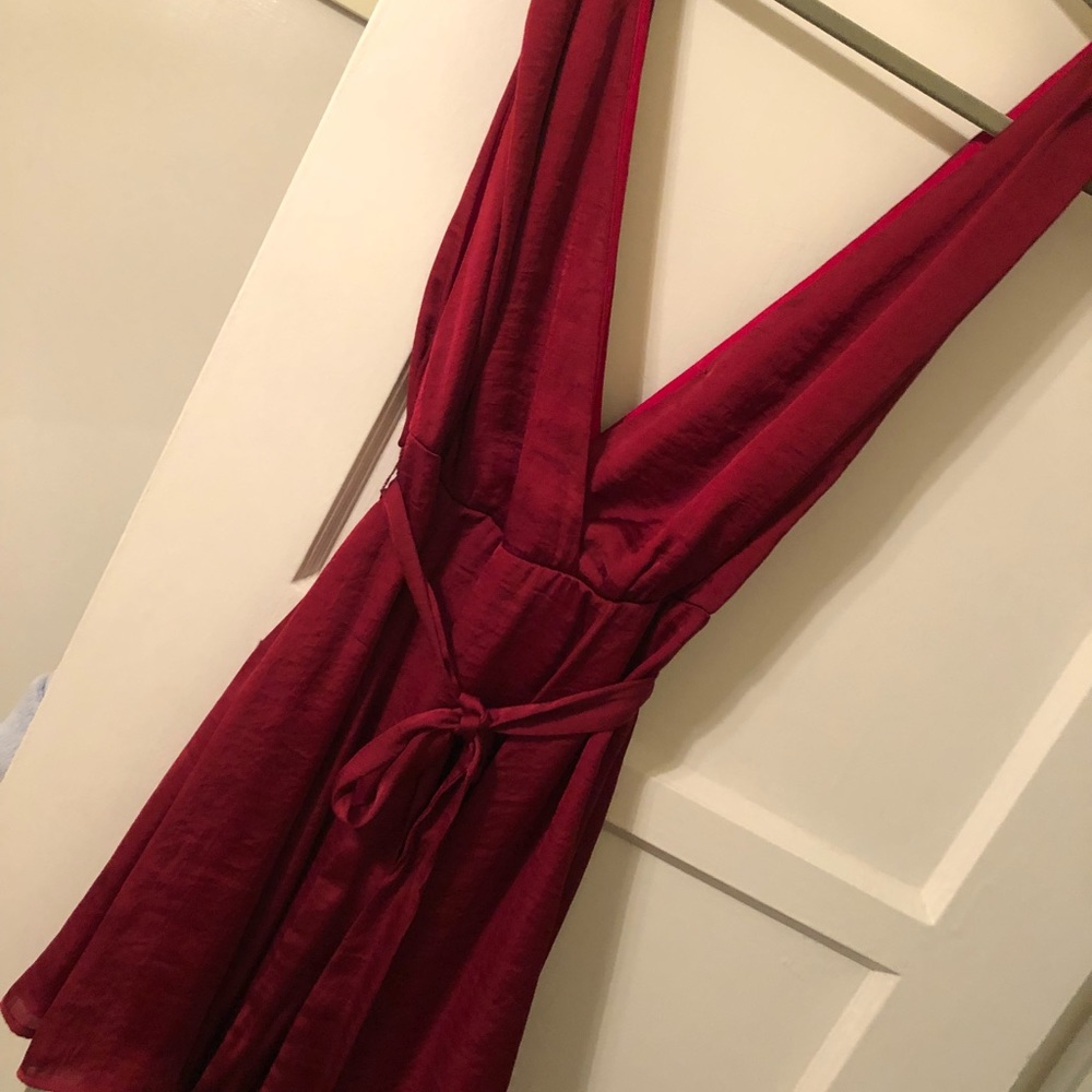 Red Mini - Corrine Crossover Dress